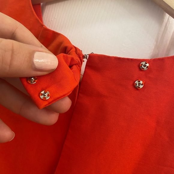 J Crew Red Cute Teacher Dress - Picture 4 of 7